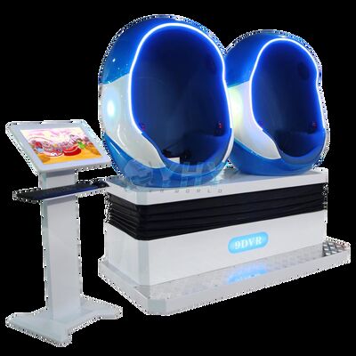 2 Spelers Stoel Achtbaan Virtual Reality Cinema 9d Vr Ei 3dof Lederen Stoelen Spelmachine Simulator