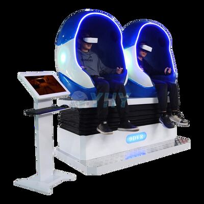 2 zitplaatsen Vr Egg Chair Coin Operated 5D 7D Cinema Simulator voor Shopping Mall Adventure Park
