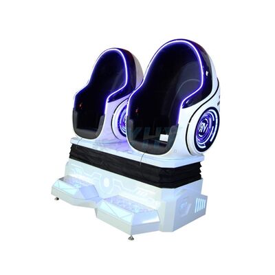 Guangzhou Factory VR pretpark apparatuur 9D VR 2 zitplaatsen Ei stoel game machine