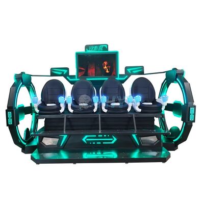 Indoor Theme Park 4 zitplaatsen 9D VR Cinema Simulator 5D 7D 9D Cinema Virtual Reality Game Machine