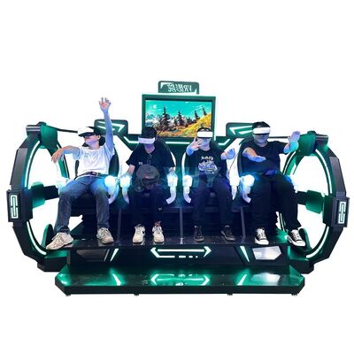 China Family Movie Theater Equipment VR Pod 2 4 6 9 12 Stoelen Virtual Reality Cinema Simulator 9D VR Game Machine