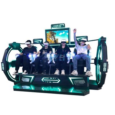 Warm Vr Vierpersoons Cinema Shuttle Simulator Vr Park Planning One-stop Solution Vr Gaming Set Fabrikant