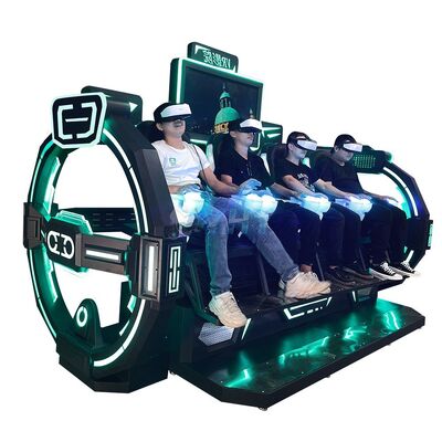 Nieuwe 4 zitplaatsen VR Cinema Virtual Reality 9d Vr 5D 7D Movie Cinema in Canton Fair