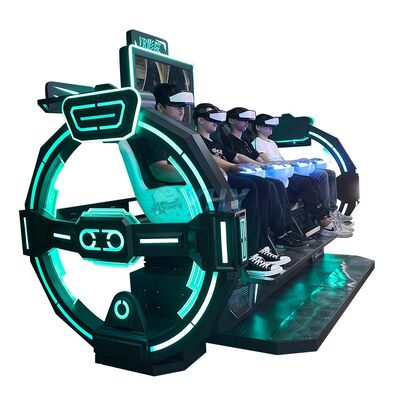 4-speler 9D VR Simulator Multiplayer Virtual Reality Cinema met interactief spel