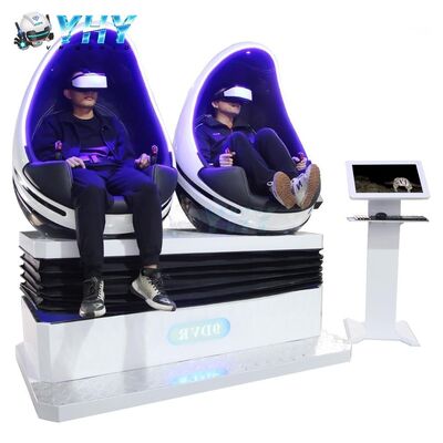 9D Rides Virtual Reality Game Machine VR Egg Chair Double 2 Players Cinema Simulator Fun Park 