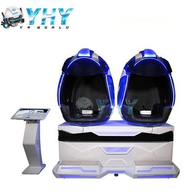 9D Egg Chair Cinema 2 zitplaatsen Virtual Reality Game Machine met effecten Indoor/Outdoor Park Rides