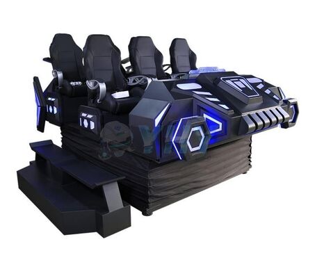 9d VR Cinema Dark Mars Starship Multiplayer Game Machine Coaster Simulator Indoor Home Metal 6 zitplaatsen