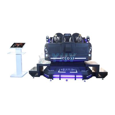 9D VR Cinema 2 zitplaatsen 3D Motion Chair Virtual Reality Simulator Game Simulator Machine