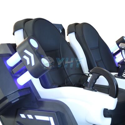 Mecha Warrior VR Cinema 9D 2 Speler VR Cinema VR Game Machine Met Gatling Shooting Shape