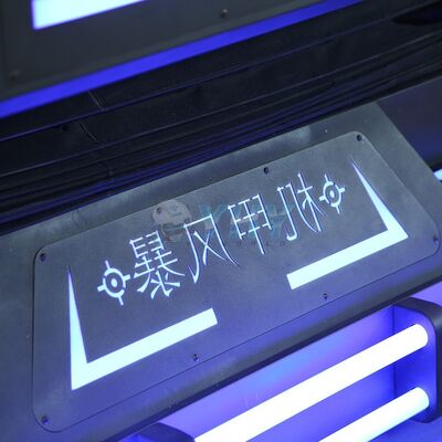 Mecha Warrior VR Cinema 9D 2 Speler VR Cinema VR Game Machine Met Gatling Shooting Shape