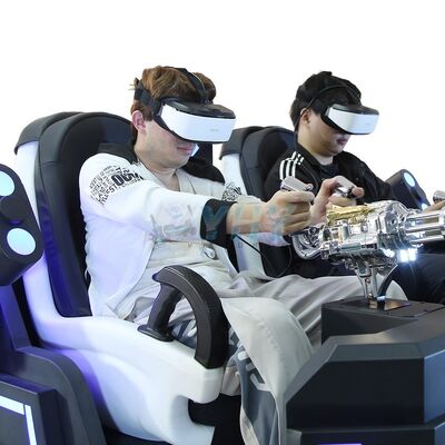 9D VR Cinema 2 zitplaatsen 3D Motion Chair Virtual Reality Simulator Game Simulator Machine