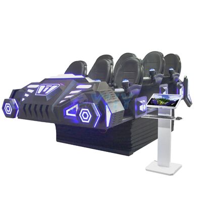 Professionele nieuwe technologie Virtual Reality 9D Cinema Seats Vr Dark Mars Vr 9D Cinema voor 9 zitplaatsen Stoel 360 Flight Simulator