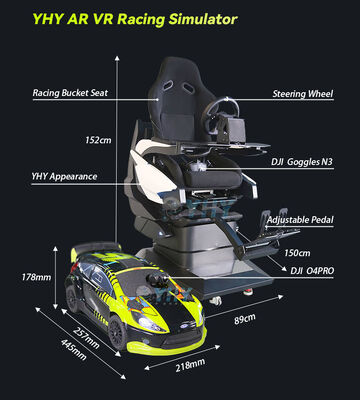 Groothandel Ar Racing Driving Sports Indoor Customized Racing Track Ar Competition Racing Simulator