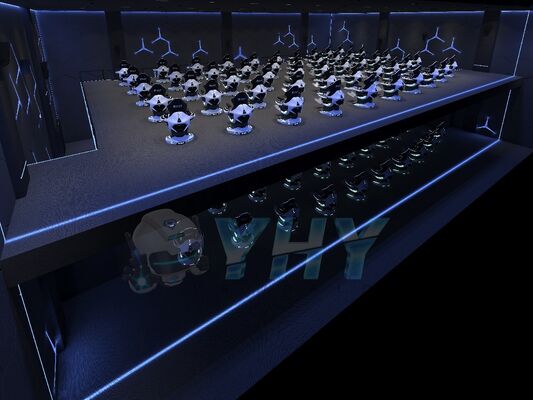 9D VR Dynamic Motion Cinema Simulator Nieuwe Dynamic 360 Rotation Experience Meerdere personen Projectie Spel Vr Attracties Cinema