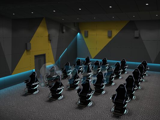 YHY Ultimate Crossing 2 9D VR Dynamic Cinema Met 360 Rotation Chair Fast Economic Business Operation Mode