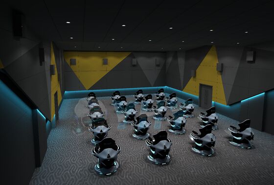 YHY Ultimate Crossing 2 9D VR Dynamic Cinema Met 360 Rotation Chair Fast Economic Business Operation Mode