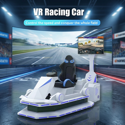 9D Virtual Reality Racing Car Indoor Outdoor Amusement Equipment Glasvezel Aanpassing Vr Driving Gaming Machine Auto