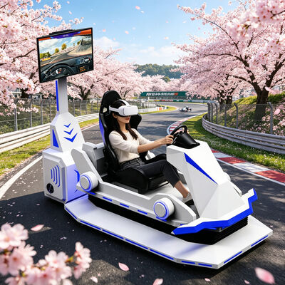Dynamische F1 VR Indoor Racing Car Simulator 3 DOF bewegingsapparatuur voor pretpark