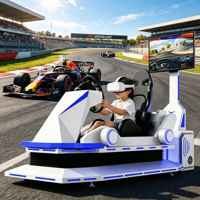 Hot Sell Indoor Dynamic VR 3 Dof Motion Platform Racing Car Simulator Auto Racing Game Equipment