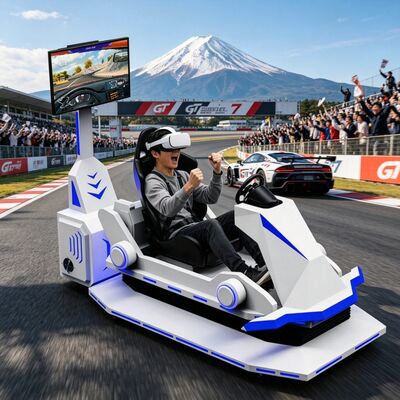 VR Racing Simulator 3DOF Platform Racing Car Driving Simulator Speed Racing Game Arcade Machine VR Game Machine