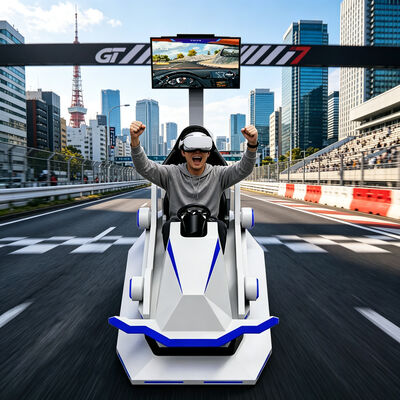 VR Racing Simulator 3DOF Platform Racing Car Driving Simulator Speed Racing Game Arcade Machine VR Game Machine