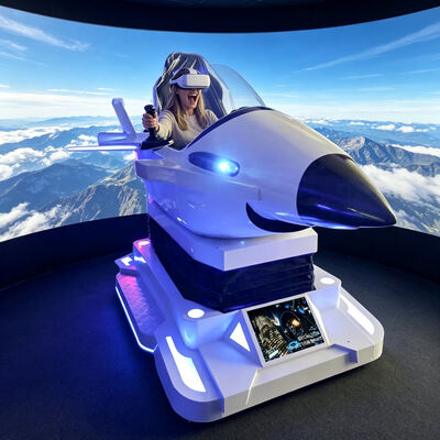 Grote 3D dynamische vluchtsimulator 9D VR-jager Indoor Home Plastic PC Ruimtecapsule Vliegtuigen Speluitrusting Winkelcentra