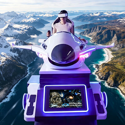 Nieuw ontwerp VR-vliegtuigsimulator Meeslepend vliegspel Virtuele vluchtsimulator 9D VR-spelmachine voor binnenvermaak