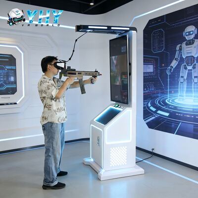 Single-player VR Interactieve geweergevechtsapparatuur Virtual Reality Game Machine Simulator For Amusement Game Center
