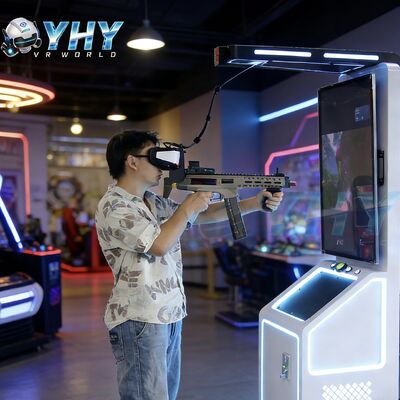Single-player VR Interactieve geweergevechtsapparatuur Virtual Reality Game Machine Simulator For Amusement Game Center