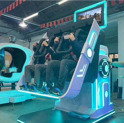 Verdien geld Zakelijk 9d VR 360 graden rotatie 2 zitplaatsen VR Simulator Grote uitverkoop voor maart inkoopfestival