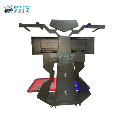 Indoor Multiplayer 9D VR Cinema Interactieve Games Simulator Platform Metaal Constructie Huishoudelijk Gebruik Dagverzorging Vriendelijk 60+