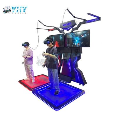 VR Shoot Shooter Gun Simulator 9d Virtual Reality Arena 2 Spelers Fruit Ninja Muziek Dans Revolutie Game Machine
