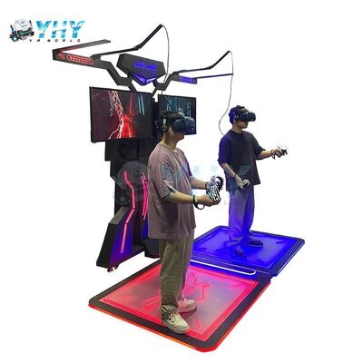 Arcade Virtual Reality Dansende Muzieksimulator VR Walk Platform 2 Spelers VR Battle Game Simulator