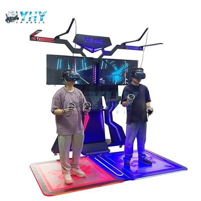 Golden Hand 9D VR Interactieve simulator Staand platform 2 spelers Binnen/buiten Duurzaam Metaal/kunststof HTC Vive