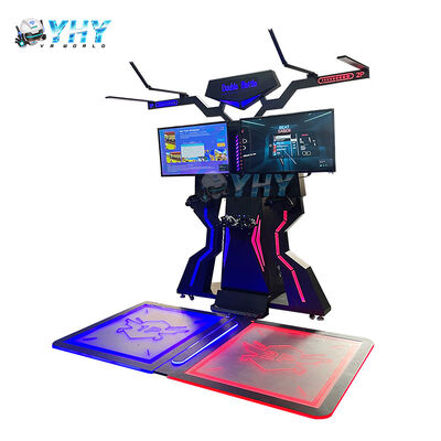 VR Shoot Shooter Gun Simulator 9d Virtual Reality Arena 2 Spelers Fruit Ninja Muziek Dans Revolutie Game Machine