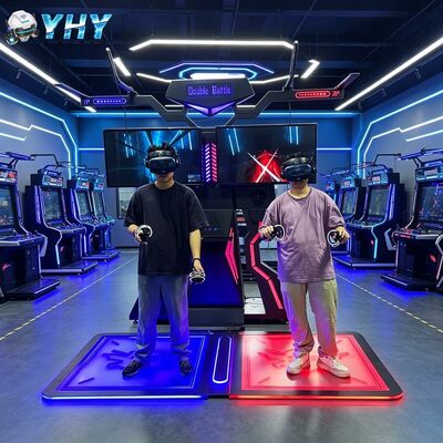 2 Spelers VR Walker Arcade Treadmill Machine VR Walking Simulator Virtual Reality Walking Platform Buiten/Binnenshuis Gebruik