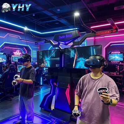 2 Spelers VR Walker Arcade Treadmill Machine VR Walking Simulator Virtual Reality Walking Platform Buiten/Binnenshuis Gebruik