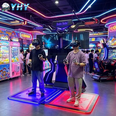 2 Spelers FPS VR Kat Walker Arcade Treadmill Machine 9D VR Simulator Wandelplatform