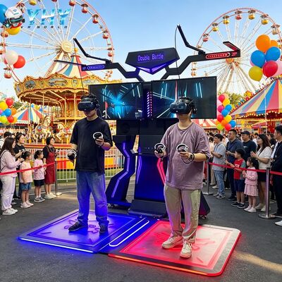2-speler Outdoor Virtual Reality Walking Simulator Huis en educatieve VR Walker Arcade Treadmill Machine