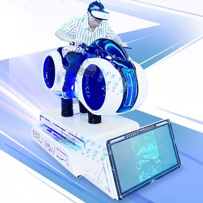 Themapark VR Motorfiets Rijsimulator Elektrisch Dynamisch Platform voor VR Themapark Te Koop