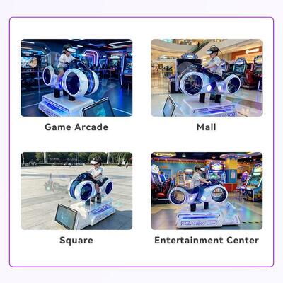 Amusement Park Motor Racing Rides Simulator VR Motorfiets Rijsimulator Race Gaming Machine