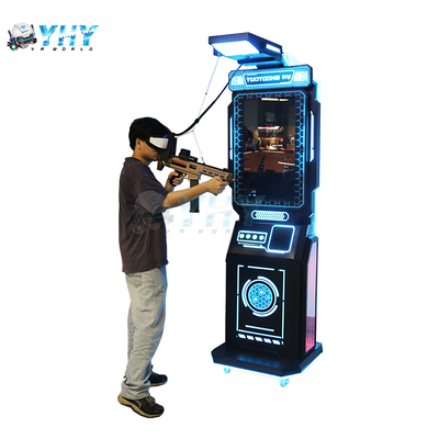Commerciële 9D VR vuurwapen schiet simulator Staande Virtual Reality Arcade Game Machine met Motion Controller voor Park