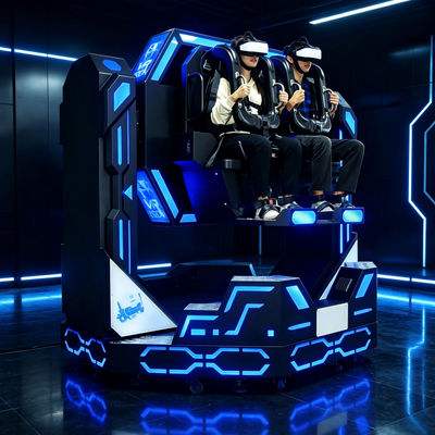 Heavy Duty Safety 2 Seater 1080 Grade VR Flight & Roller Coaster Simulator voor commercieel entertainment