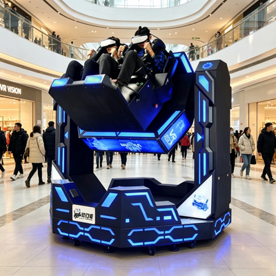 Heavy Duty Safety 2 Seater 1080 Grade VR Flight & Roller Coaster Simulator voor commercieel entertainment