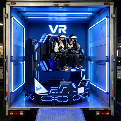 Dubbele Speler 1080 Graden Rotatie VR Iron Warrior 360 720 1080 Bewegingsstoel Virtual Reality Arcade Machine