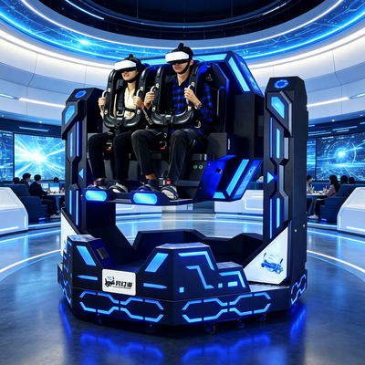 Dubbele Speler 1080 Graden Rotatie VR Iron Warrior 360 720 1080 Bewegingsstoel Virtual Reality Arcade Machine