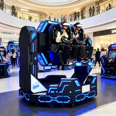 Immersive 9D VR 360 720 1080 Grade Flight Simulator Roller Coaster Ride Machine Voor FEC & Amusement Centers