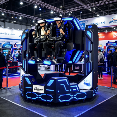 Factory Direct Sale 1080 Grade VR Iron Warrior 2 Seater Roller Coaster Simulator Machine