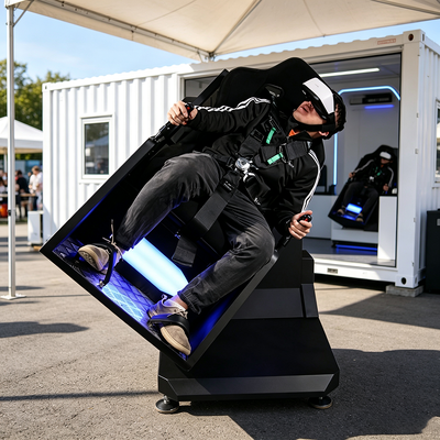 Affordable Mini VR 360 Flight and Coaster Motion Simulator Equipment for Kids and Adults