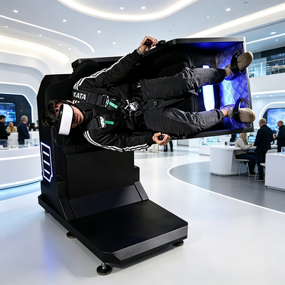 Commercial Grade Mini 360 VR Roller Coaster Ride Machine with 5-Point Seat Belt